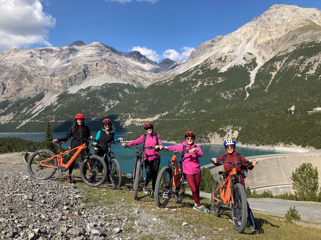 Mountain bike tra le Alpi